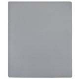 Grey Jersey Fitted Sheet 90x200 cm Cotton