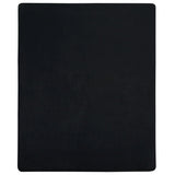 Drap-housse Jersey Noir 90x200 cm Coton