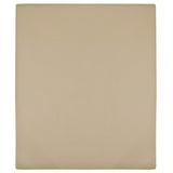 Drap-housse Jersey Taupe 90x200 cm Coton