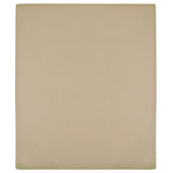 Jersey-Spannbettlaken 2 Stk. Taupe 90x200 cm Baumwolle