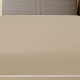 Draps-housses Jersey 2 pcs Taupe 140x200 cm Coton