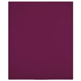 Draps-housses Jersey 2 pcs Bordeaux 90x200 cm Coton