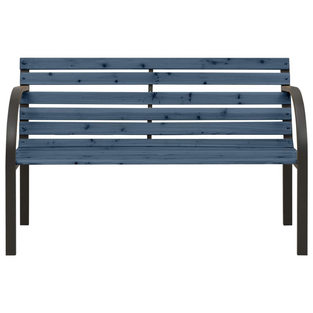 Banc de jardin pour enfants 81 cm bois de pin chinois gris