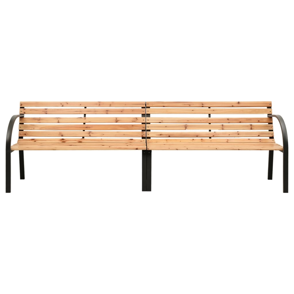 Banc double de jardin 241 cm Bois de pin chinois