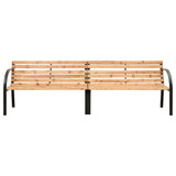 Banc double de jardin 241 cm Bois de pin chinois