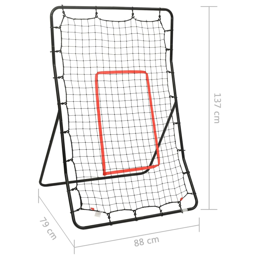 Rebondisseur de softball 88x79x137 cm Acier