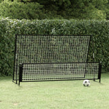 But de football de rebondissement 2 en 1 202x104x120 cm Acier