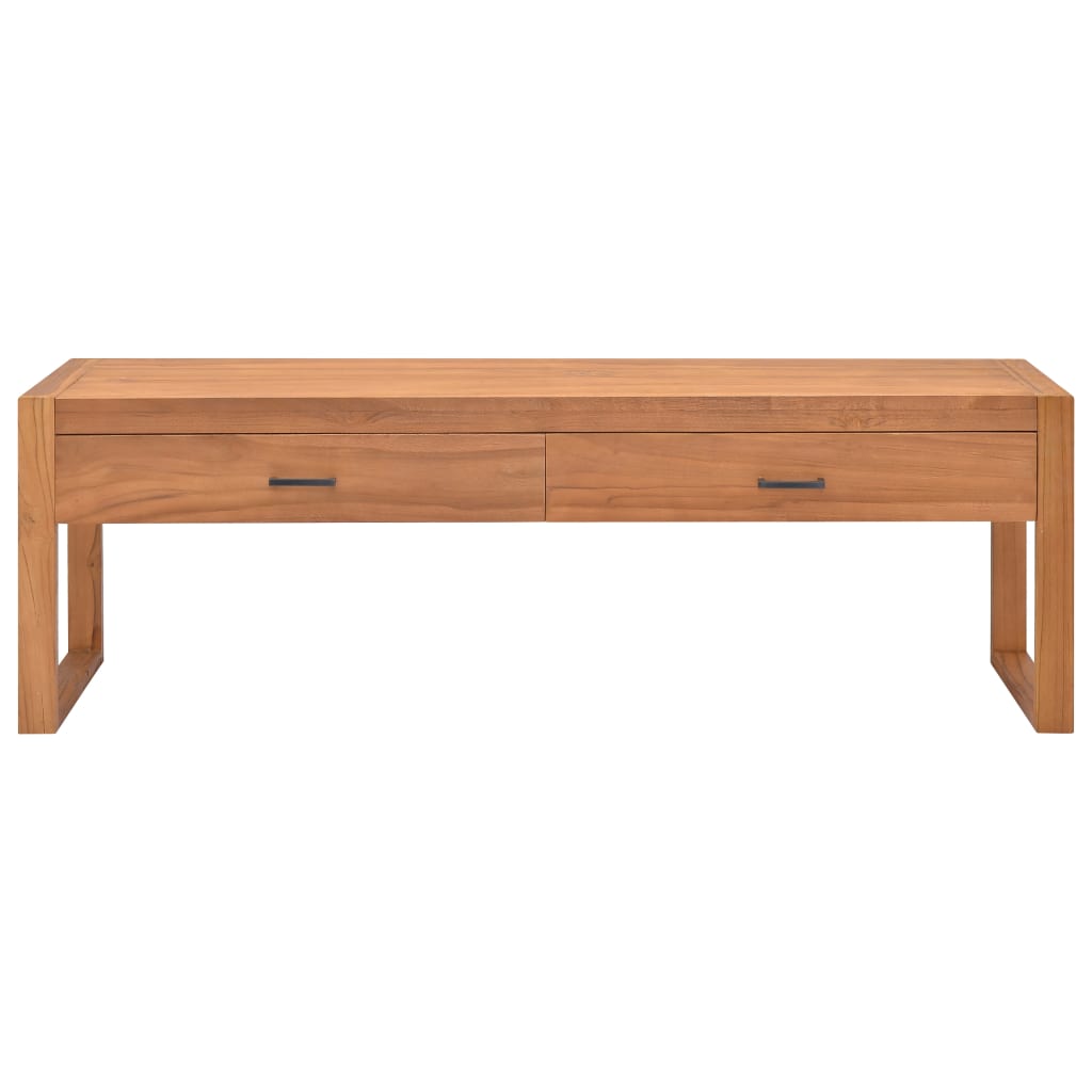 Meuble TV 120x40x45 cm Bois de teck solide