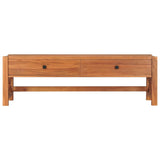 Meuble TV avec tiroirs 120x40x45 cm bois de teck solide