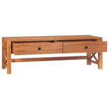 Meuble TV avec tiroirs 120x40x45 cm bois de teck solide