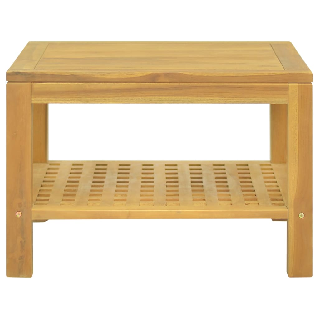 Table basse 60x60x40 cm Bois massif de teck