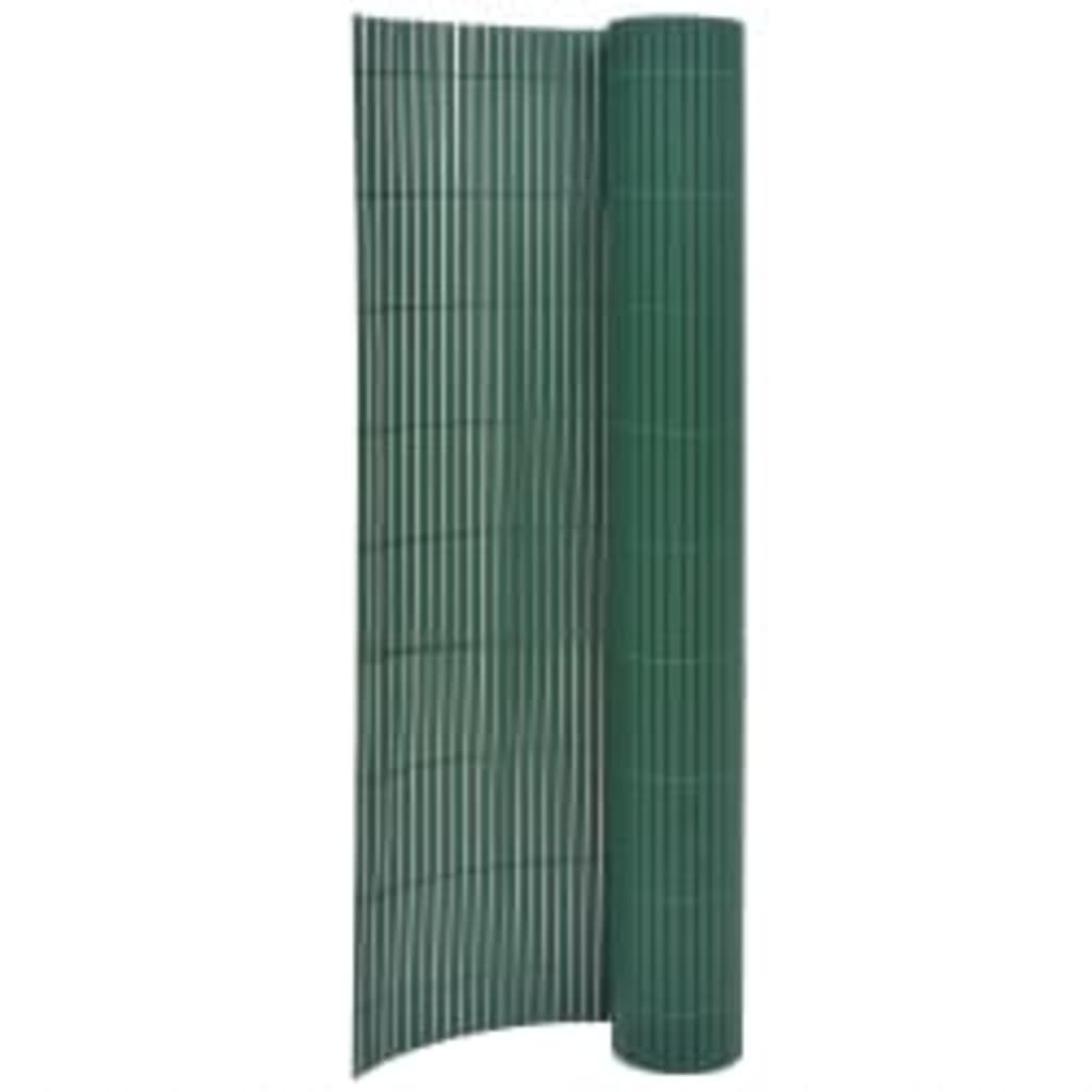 Double-sided garden fence 110x400 cm Green