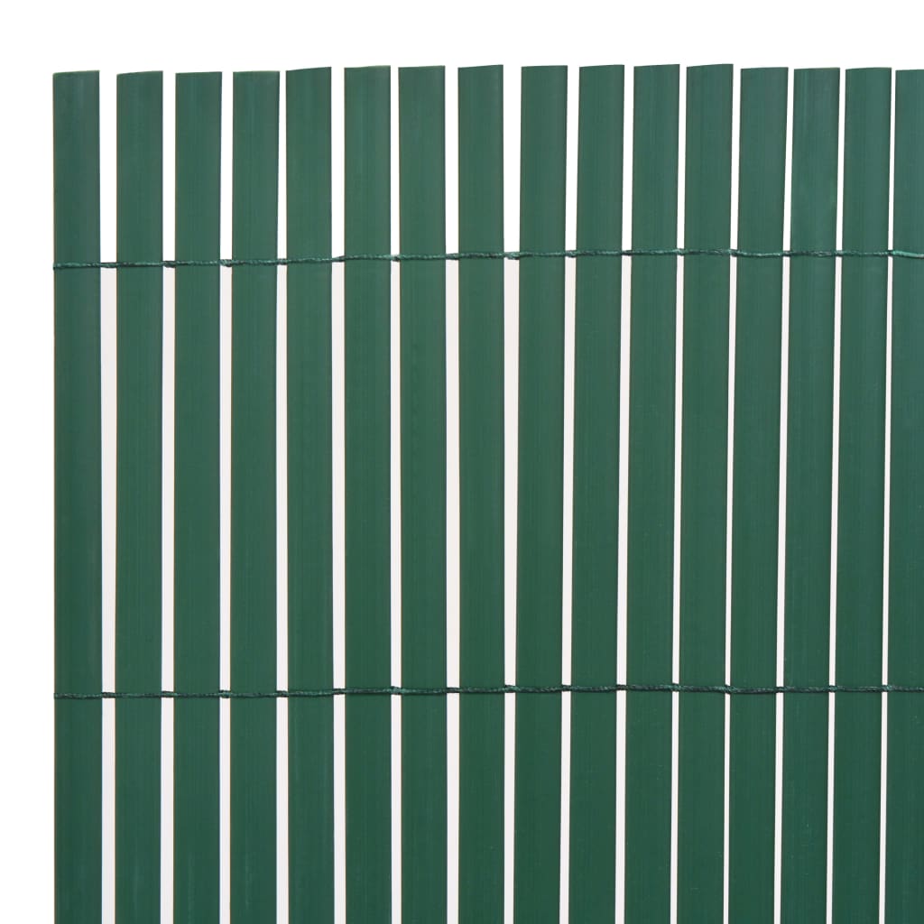 Double-sided garden fence 110x400 cm Green