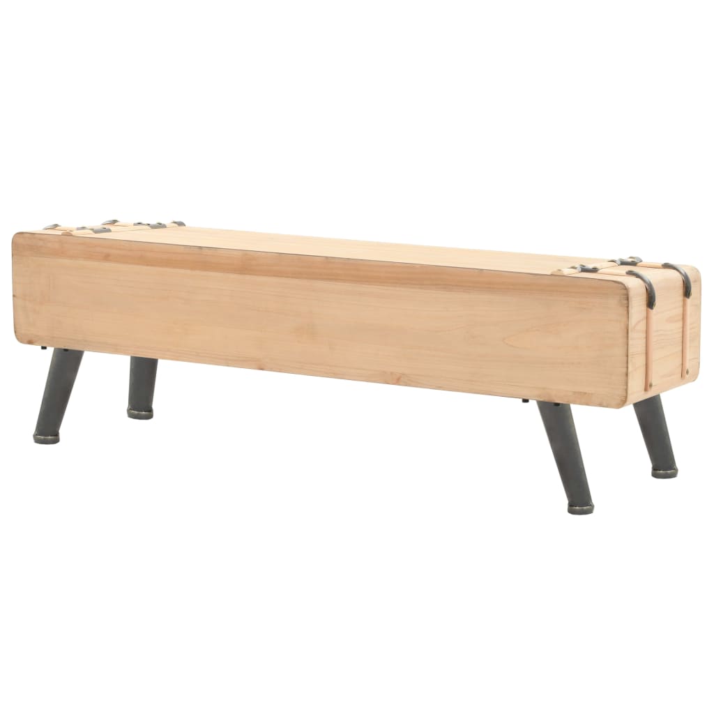 Meuble TV 110x33x35 cm Bois de sapin massif