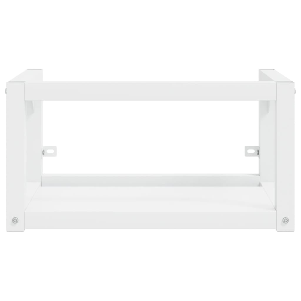 Wall-mounted bathroom sink frame White 59x38x31 cm Iron