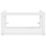 Wall-mounted bathroom sink frame White 59x38x31 cm Iron