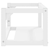 Wall-mounted bathroom sink frame White 59x38x31 cm Iron