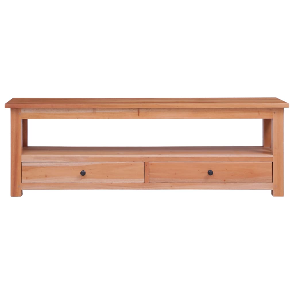 Meuble TV 115x30x40 cm Bois d'acajou massif