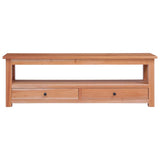 Meuble TV 115x30x40 cm Bois d'acajou massif