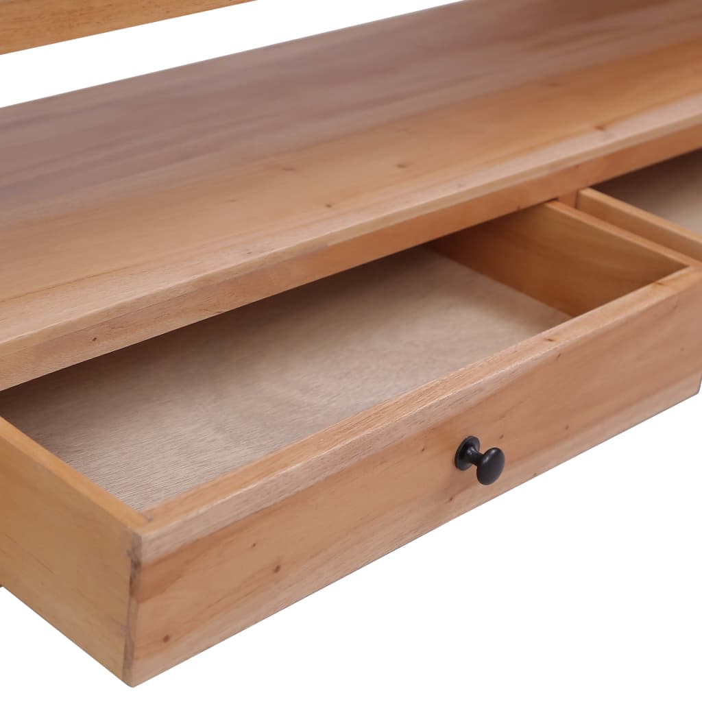 Meuble TV 115x30x40 cm Bois d'acajou massif