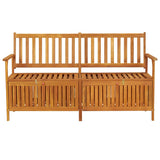 Banc de rangement 148 cm Bois d'acacia solide