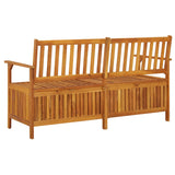 Banc de rangement 148 cm Bois d'acacia solide