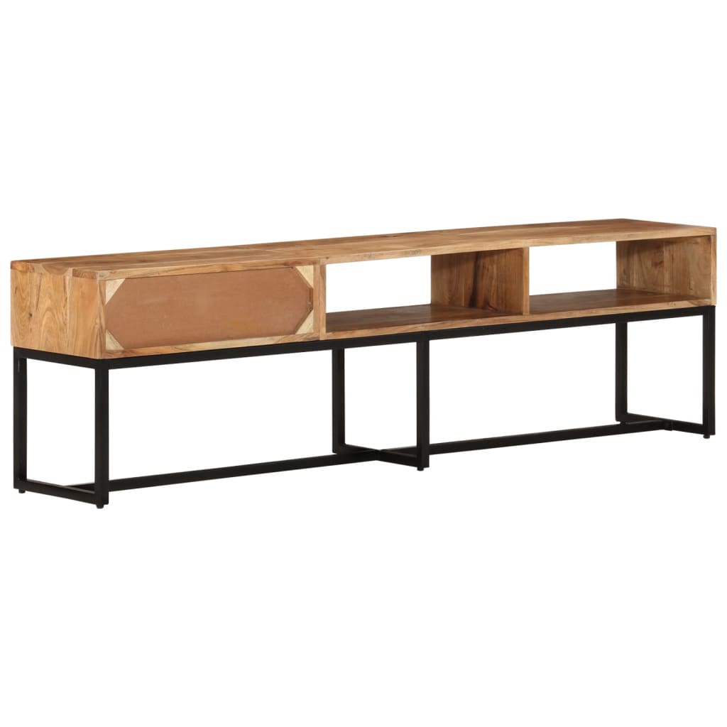 Meuble TV 160x30x45 cm Bois d'acacia massif