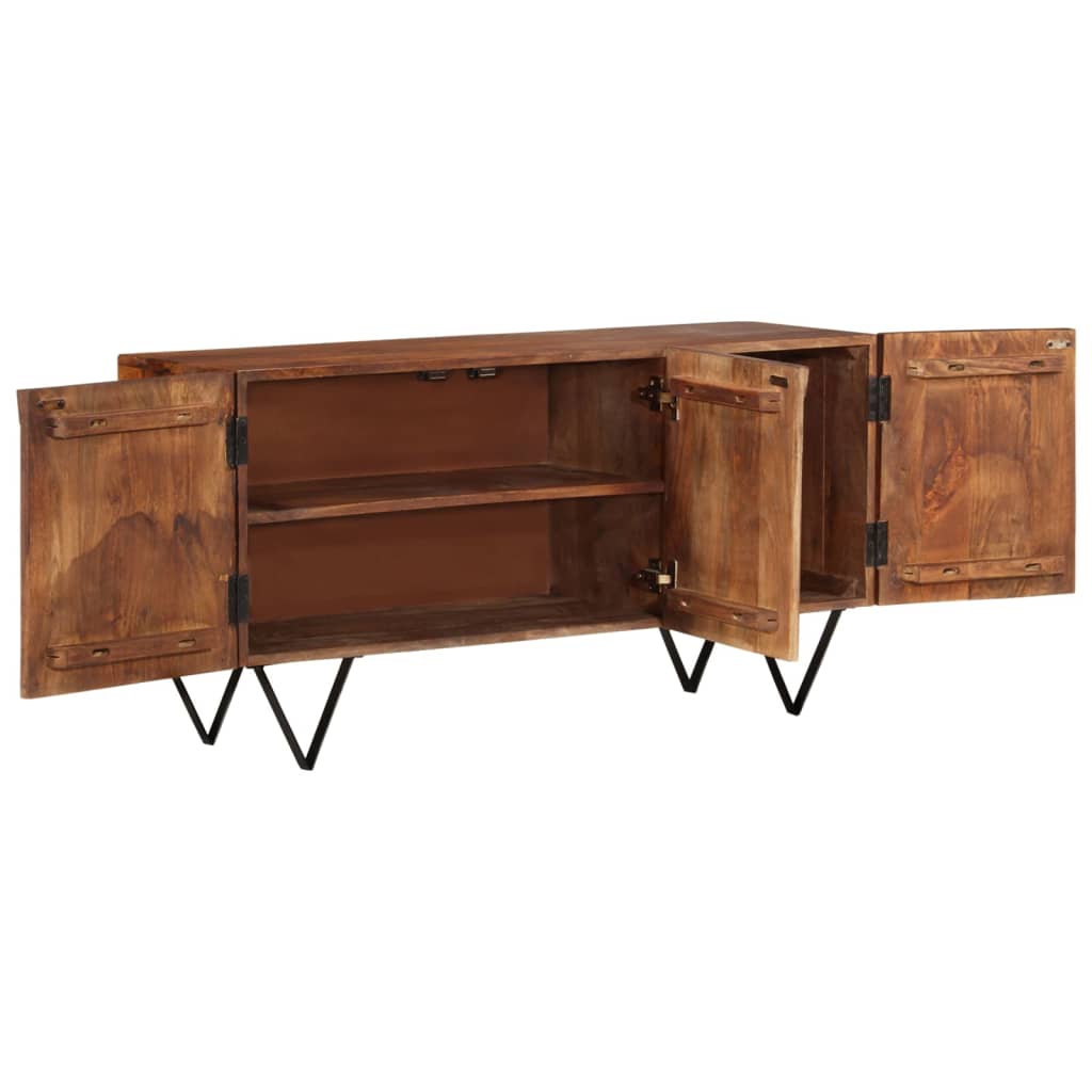 Buffet 110x35x56 cm Bois de manguier solide