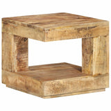 Table basse 45x45x40 cm Bois de manguier massif