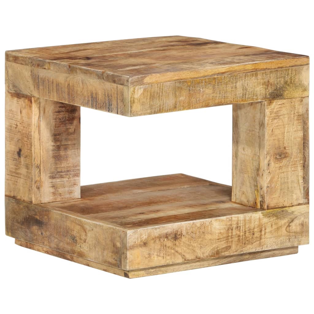 Table basse 45x45x40 cm Bois de manguier massif