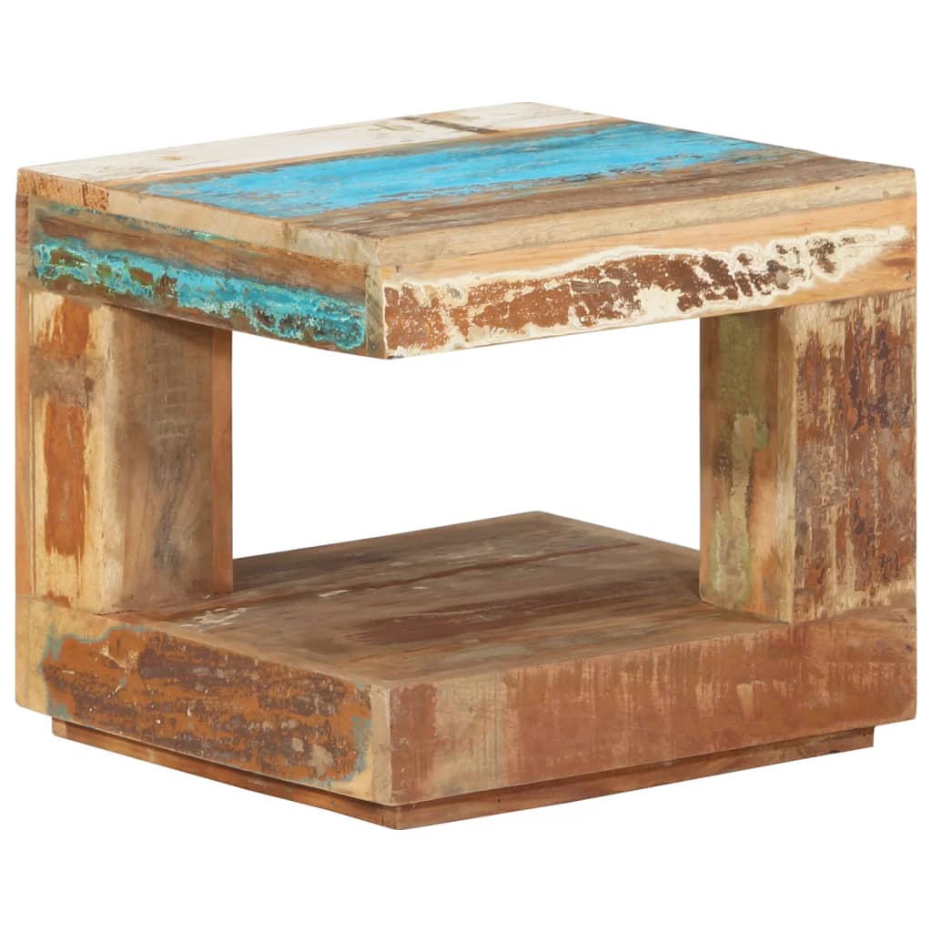 Table basse 45x45x40 cm Bois de récupération massif