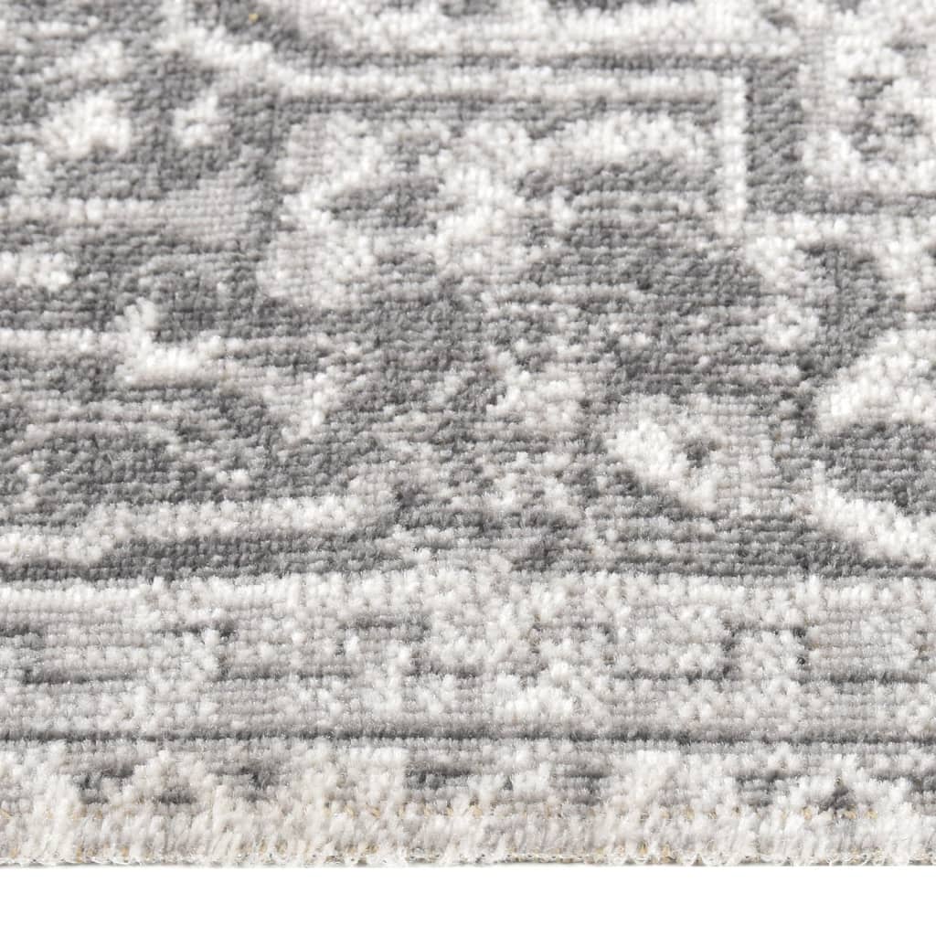 Tapis à tissage plat d'extérieur 80x150 cm Gris clair