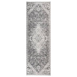 Tapis à tissage plat d'extérieur 80x250 cm Gris clair