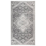 Tapis à tissage plat d'extérieur 115x170 cm Gris clair