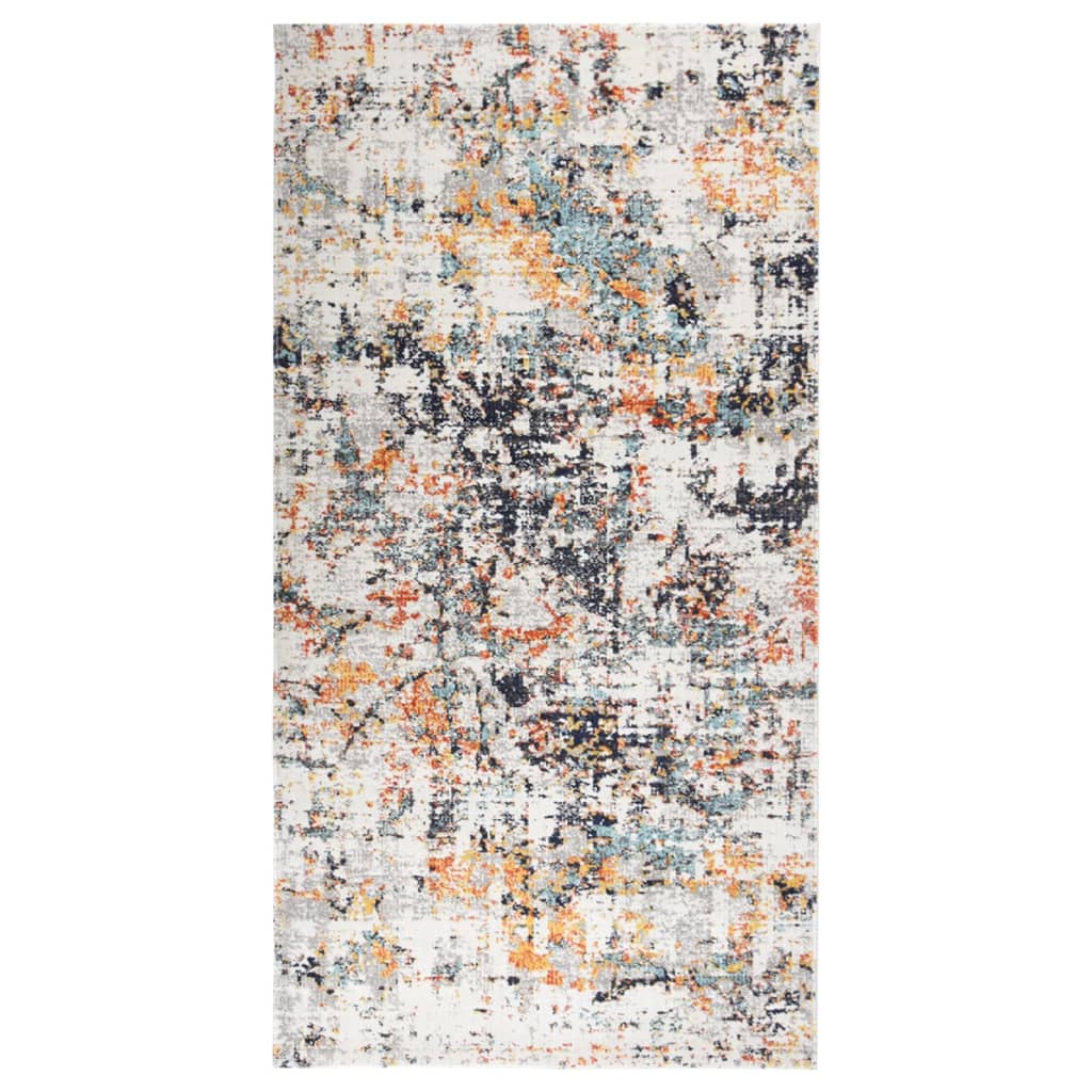 Tapis à tissage plat d'extérieur 80x150 cm Multicolore