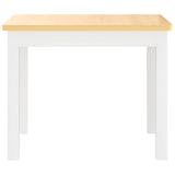 Ensemble de table et chaises pour enfants 3 pcs Blanc et beige