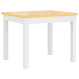 Ensemble de table et chaises enfants 4 pcs Blanc et beige MDF