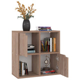 Bibliothèque Chêne Sonoma gris 60x27,5x59,5cm Bois d’ingénierie