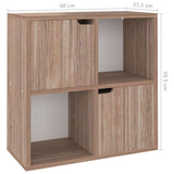 Bibliothèque Chêne Sonoma gris 60x27,5x59,5cm Bois d’ingénierie