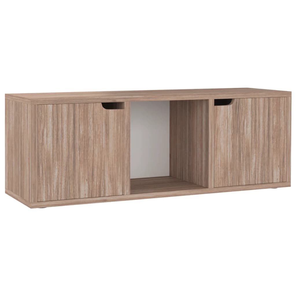 Meuble TV Chêne Sonoma gris 88,5x27,5x30,5 cm Bois d’ingénierie