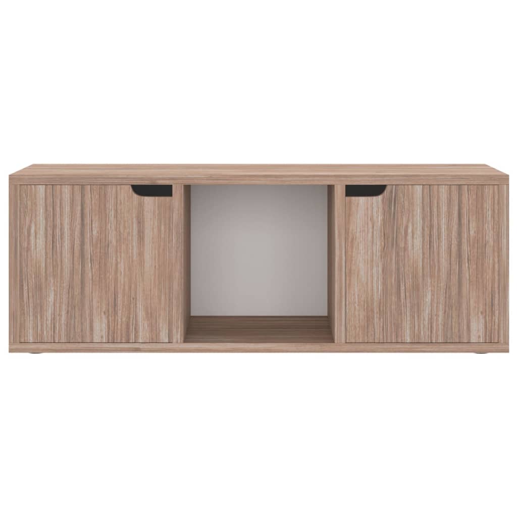 Meuble TV Chêne Sonoma gris 88,5x27,5x30,5 cm Bois d’ingénierie