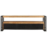 Meuble TV 120x30x40 cm Bois massif de manguier