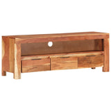 Meuble TV 110x30x40 cm Bois d'acacia massif