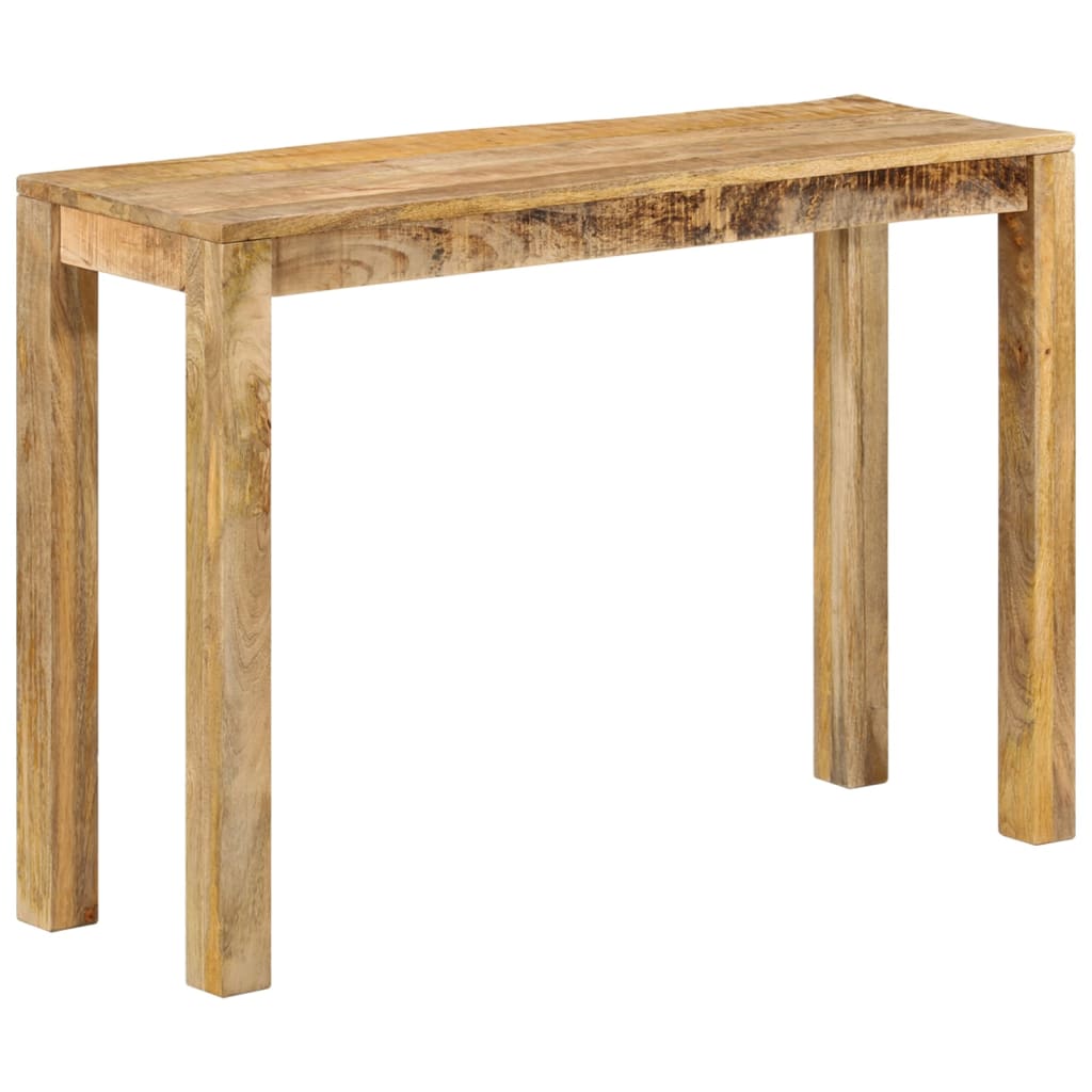 Table console 110x35x76 cm Bois de manguier brut