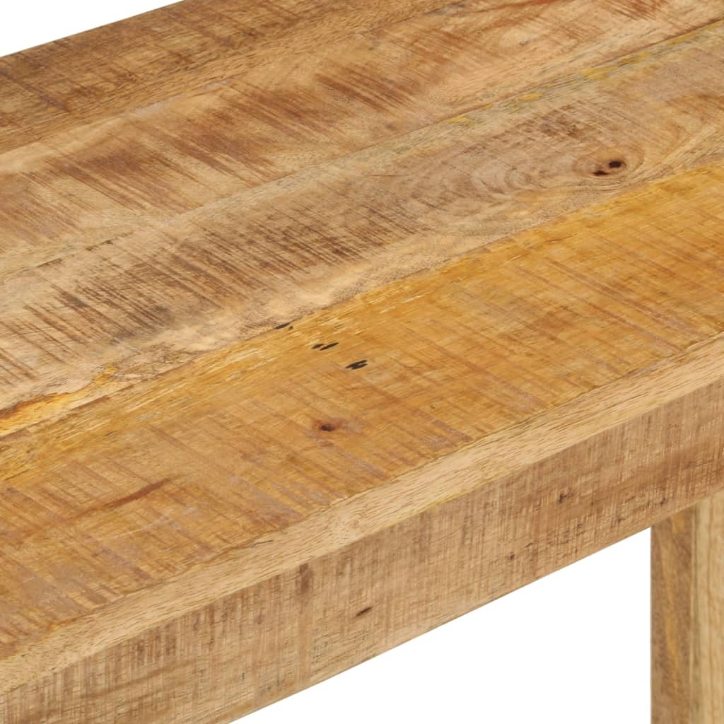 Table console 110x35x76 cm Bois de manguier brut