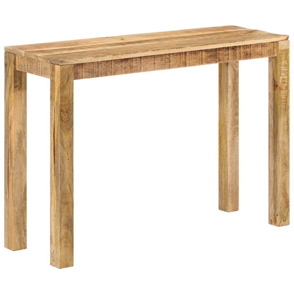 Table console 110x35x76 cm Bois de manguier brut