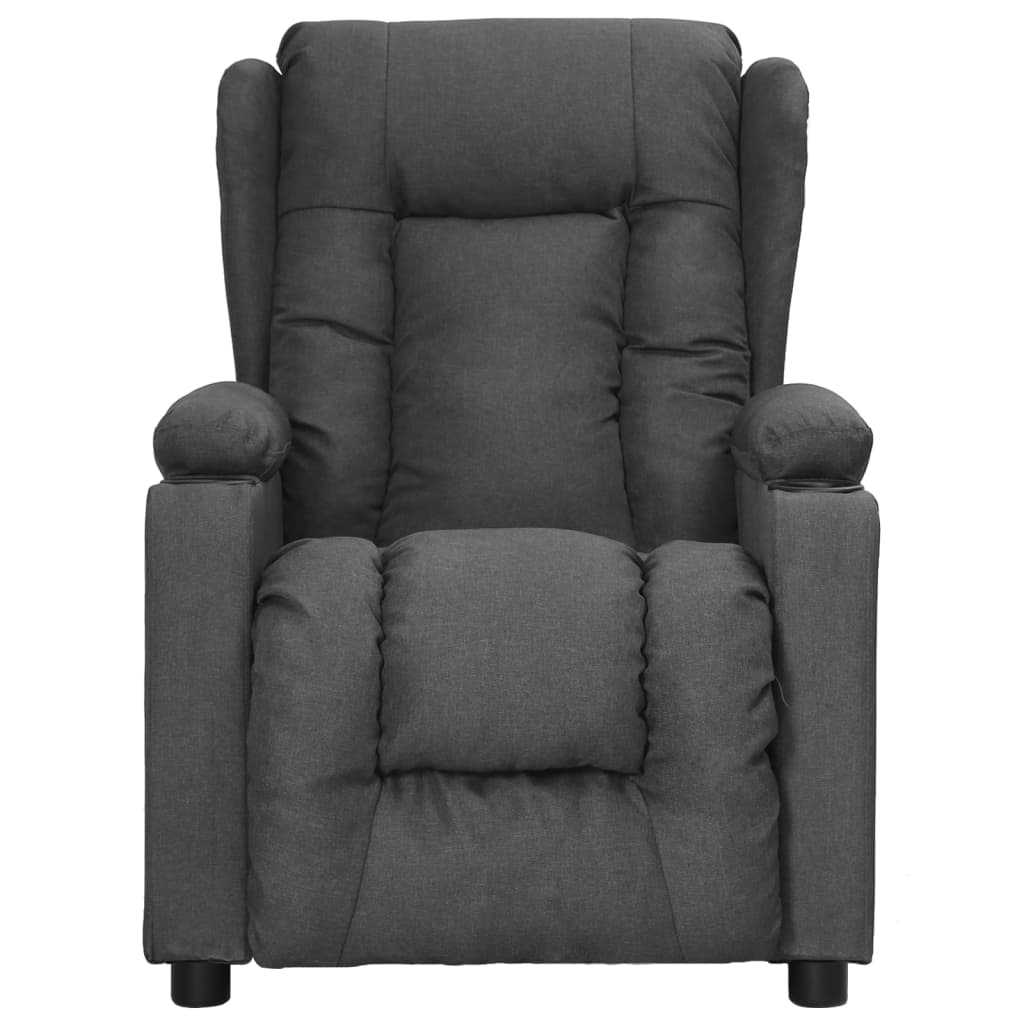 Fauteuil inclinable Gris foncé Tissu