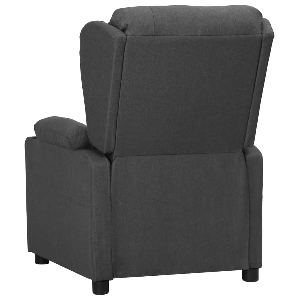 Fauteuil inclinable Gris foncé Tissu