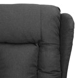 Fauteuil inclinable Gris foncé Tissu