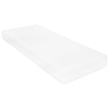 Lit de repos avec matelas 90x200 cm Gris Bois de pin massif